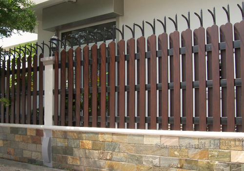 Hàng rào sắt tại Phan Thiết